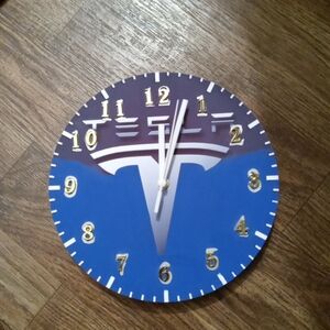 Tesla wall clock